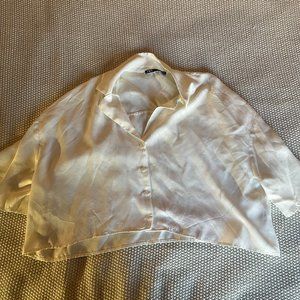 Zara Cropped Shirt